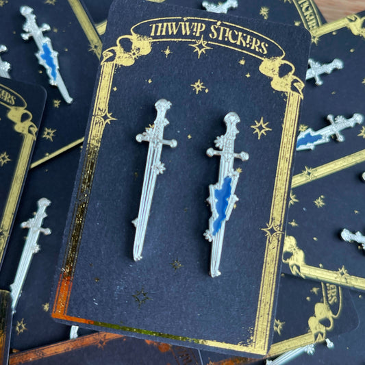 Swords of Legend LOTR inspired enamel pin set.