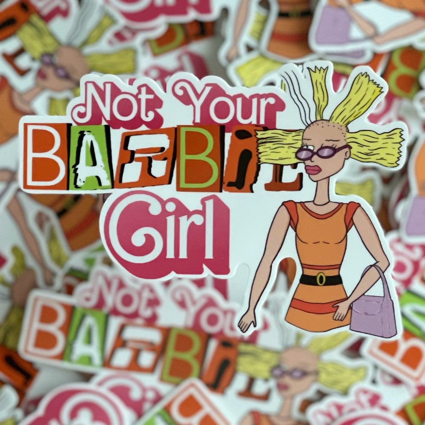 Cynthia from Rugrats proclaiming shes not your barbie girl