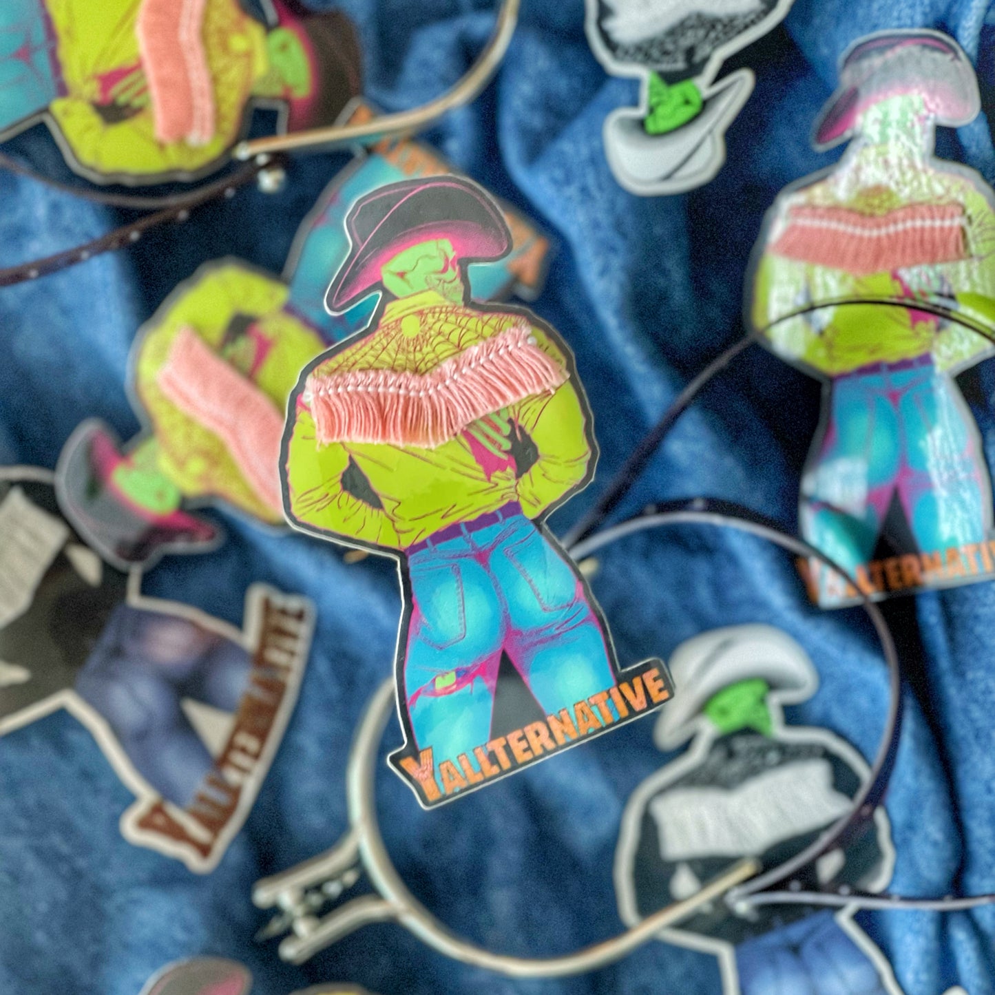 Ya’llternative Limited edition Cowboy Candy vinyl sticker