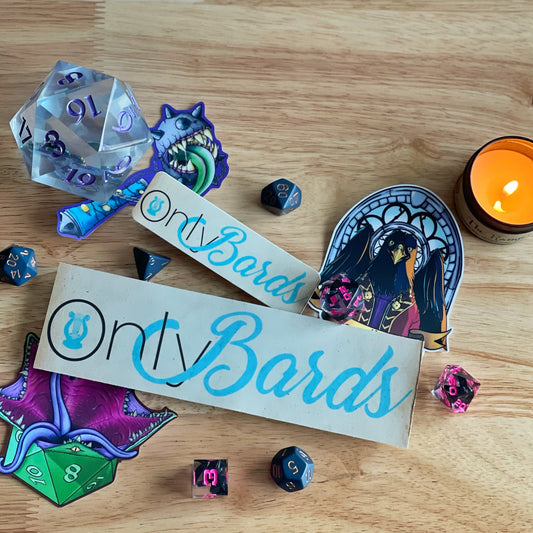 Only Bards- High Gloss vinyl sticker