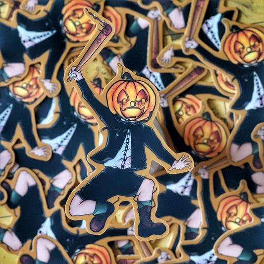 Pumpkid Spooky Jumpin!- Vinyl sticker!