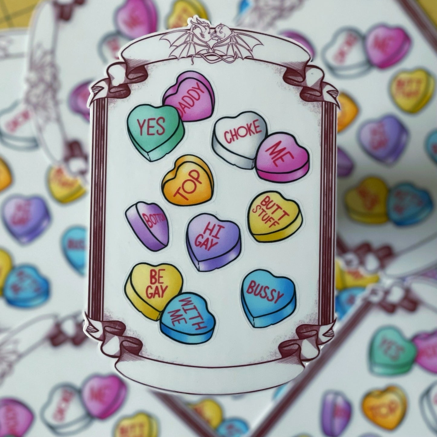 Let’s do Gay stuff Valentines Sticker sheet