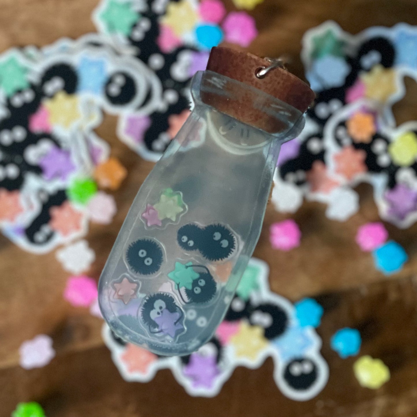 Little Bottle of Soot shaker charm and sticker set