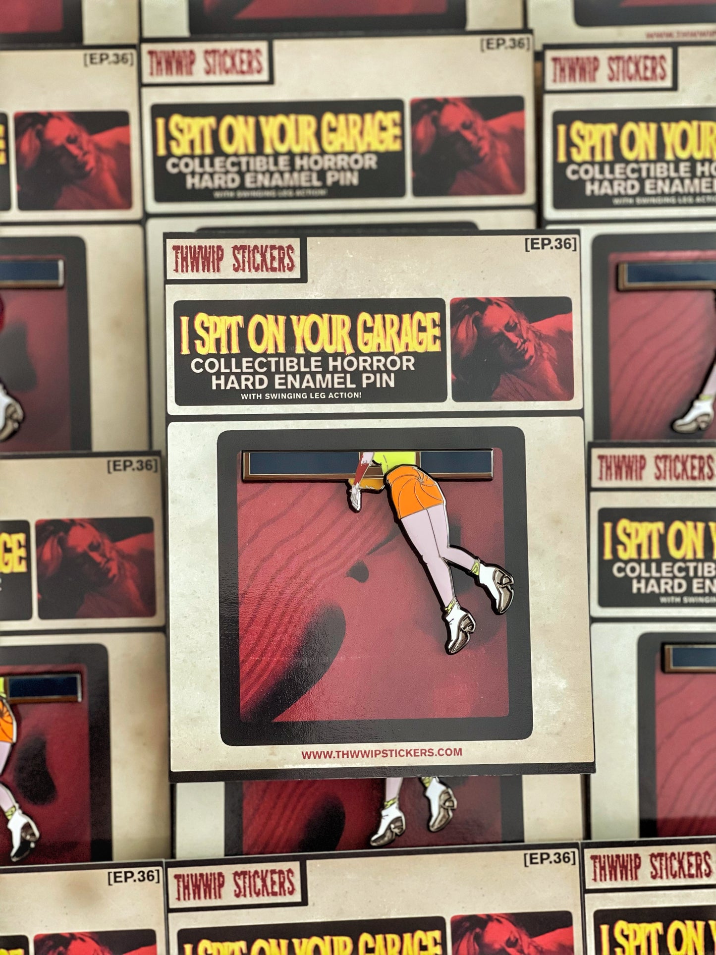 🩸 I Spit on Your Garage Enamel Pin