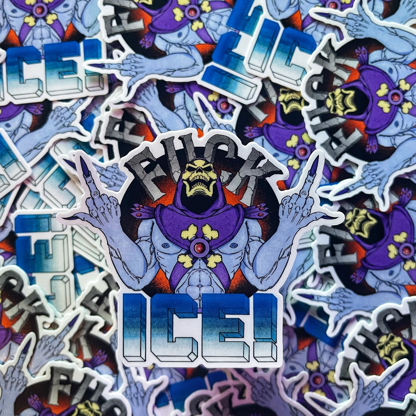 MOTU- F-Ice!! Overlord vinyl sticker!