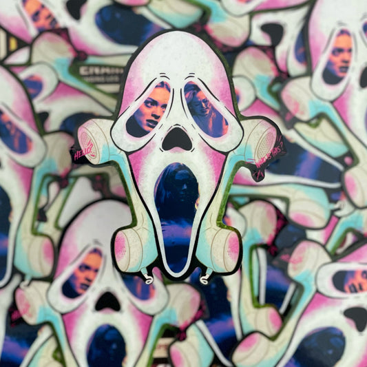 So 90's- Scream on the Phone Vinyl Sticker