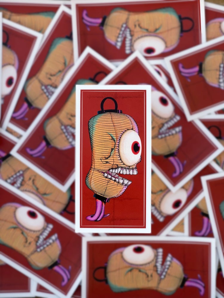 Obake Stickers Yokai-Chōchin-Obake vinyl sticker. – thwwipstickers