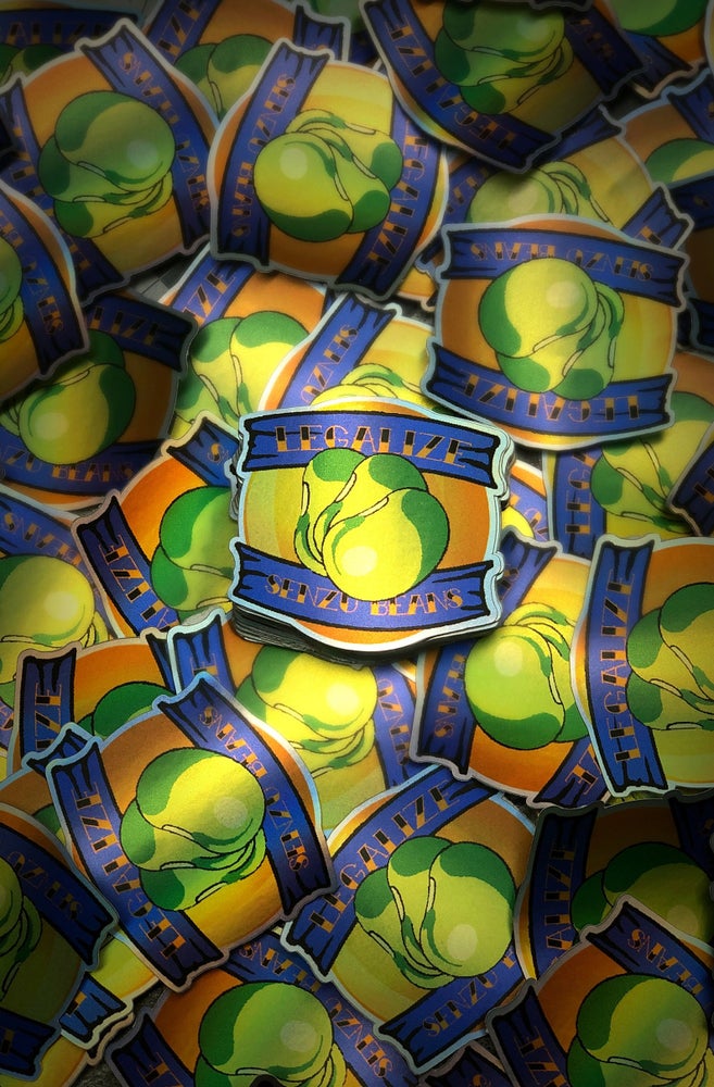 Legalize Senzu!- DBZ Sticker Holo-foil